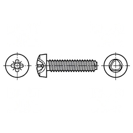 Şurub 4x6 Cap Rotund Pozidriv PZ2 Oțel Inoxidabil A2 | Electronic-mag.ro | Componente Electronice