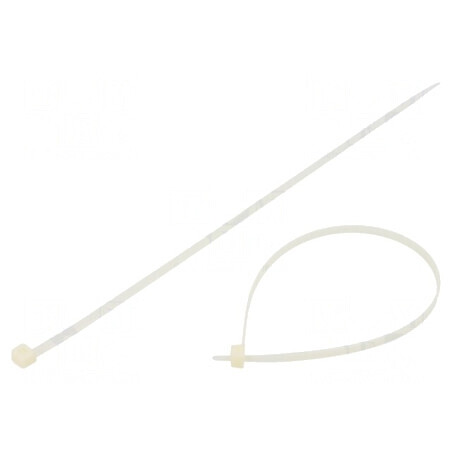 Colier de strângere poliamidă 300mm 4,8mm 220N naturală | Electronic-mag.ro | Componente Electronice