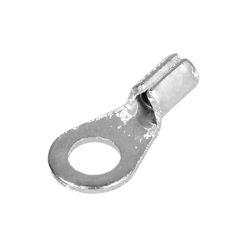 Vârf inelar M4 0,25-1,5mm² cupru neizolat crimpat pe cablu | Electronic-mag.ro | Componente Electronice