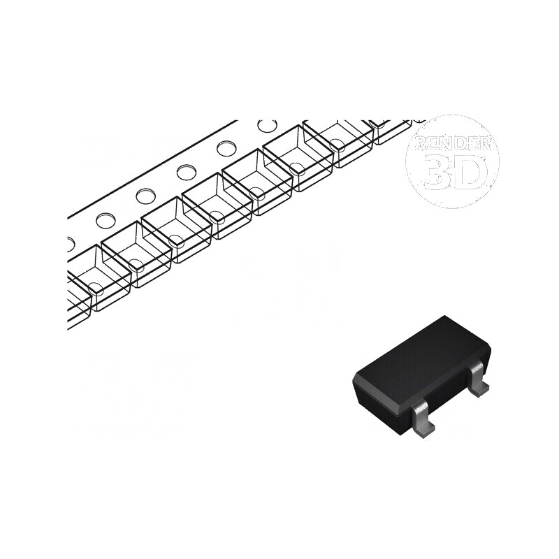 Diodă Schottky SMD 70V 70mA SOT323 | Electronic-mag.ro | Componente Electronice