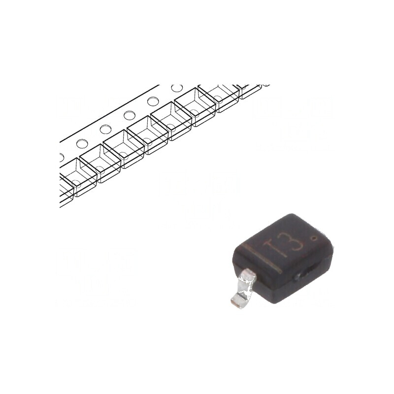 Diodă SMD 250V 200mA 50ns SOD323 Ufmax 1,25V 250mW | Electronic-mag.ro | Componente Electronice