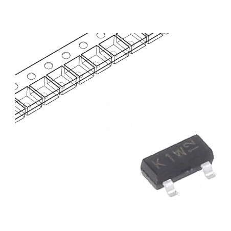 Tranzistor NPN bipolar 45V 0,1A 250mW SOT23 TO236AB | Electronic-mag.ro | Componente Electronice