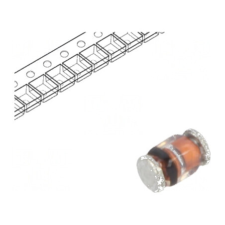 Diodă Zener 0,5W 5,1V SMD MicroMELF BZM55 | Electronic-mag.ro | Componente Electronice