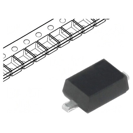 Diodă Zener 0,55W 47V SMD SOD323F 250mA | Electronic-mag.ro | Componente Electronice