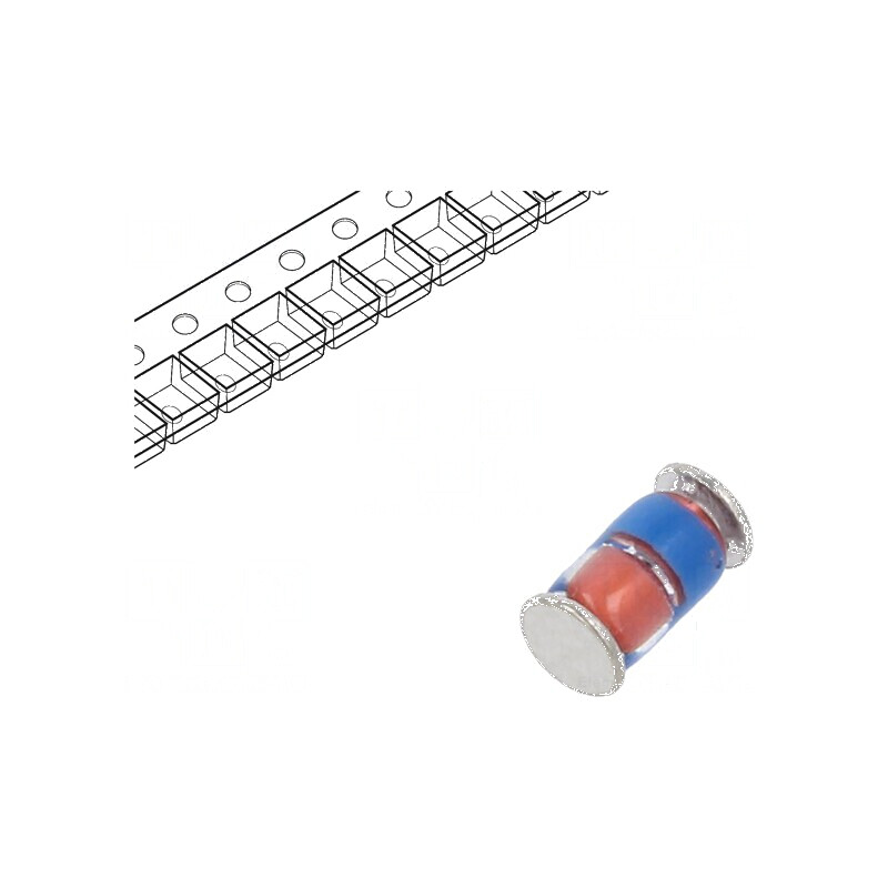 Diodă Zener 1W 8,2V SMD DL41 10uA | Electronic-mag.ro | Componente Electronice