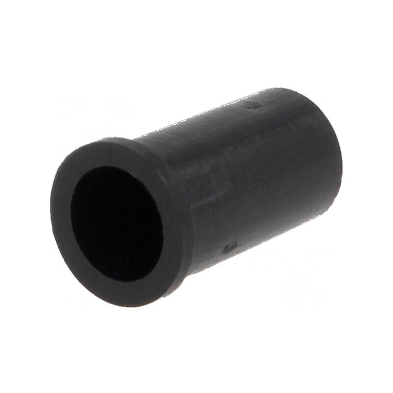 Montură LED 5mm monobloc neagră UL94V-2 11,4mm | Electronic-mag.ro | Componente Electronice