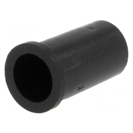 Montură LED 5mm monobloc neagră UL94V-2 11,4mm | Electronic-mag.ro | Componente Electronice