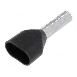 Vârf tub de capăt izolată dublă cupru 1,5mm² 8mm cositorit | Electronic-mag.ro | Componente Electronice