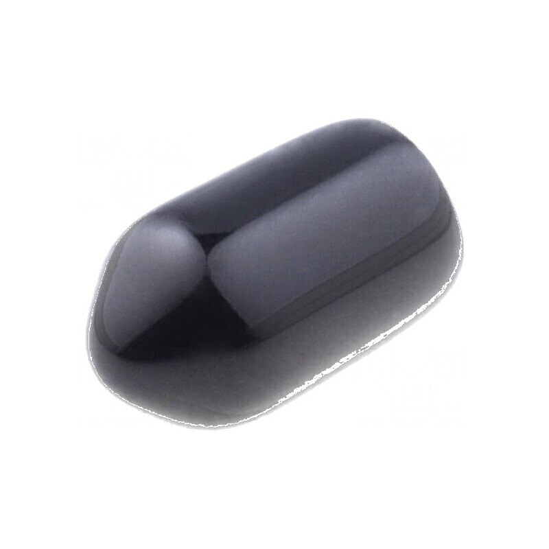 Cap de protecție neagră PVC Soft Ø4mm L8mm | Electronic-mag.ro | Componente Electronice