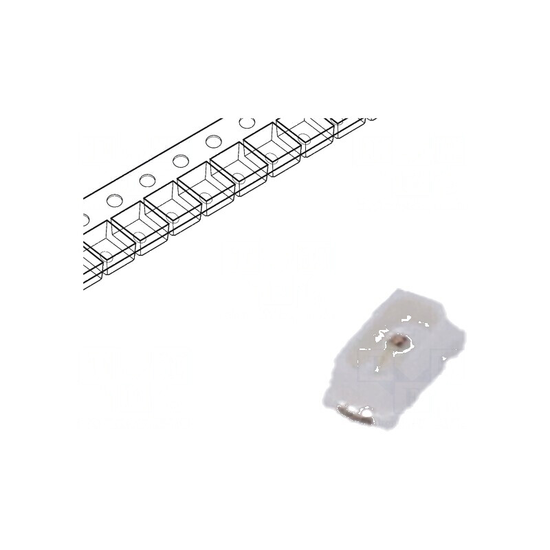 LED SMD 0603 roșie 150-250mcd 120° 20mA 60mW | Electronic-mag.ro | Componente Electronice