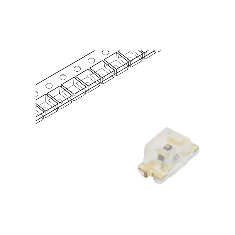 LED SMD 0603 roșu-portocaliu 10-54mcd 1,6x0,8x0,8mm 130° | Electronic-mag.ro | Componente Electronice