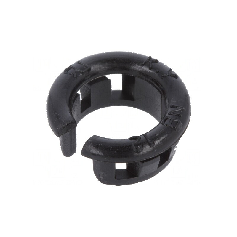 Manșon poliamidă neagră 1,6mm | Electronic-mag.ro | Componente Electronice