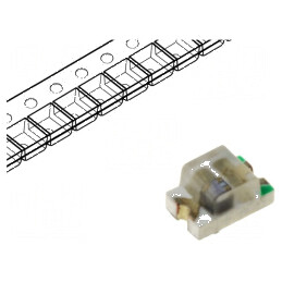 LED SMD 0805 Verde 400-450mcd 120° 20mA 108mW | Electronic-mag.ro | Componente Electronice