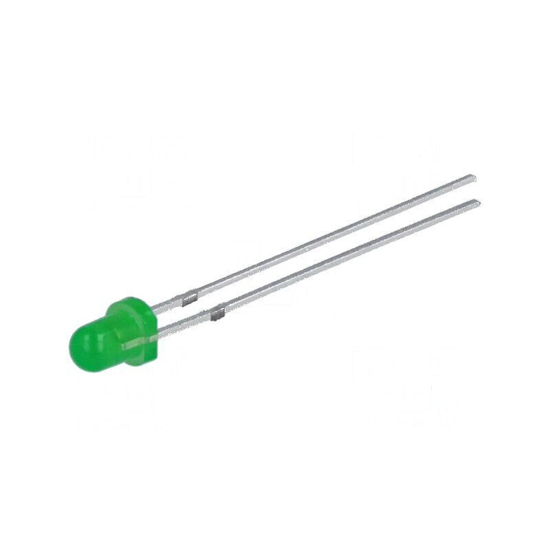 LED 3mm galben-verde 10-15mcd 30° Nr.term: 2 | Electronic-mag.ro | Componente Electronice