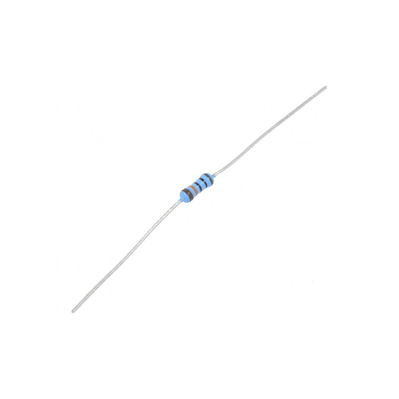 Rezistor thin film THT 100kΩ 600mW ±1% Ø2,5x6,5mm -55÷155°C | Electronic-mag.ro | Componente Electronice