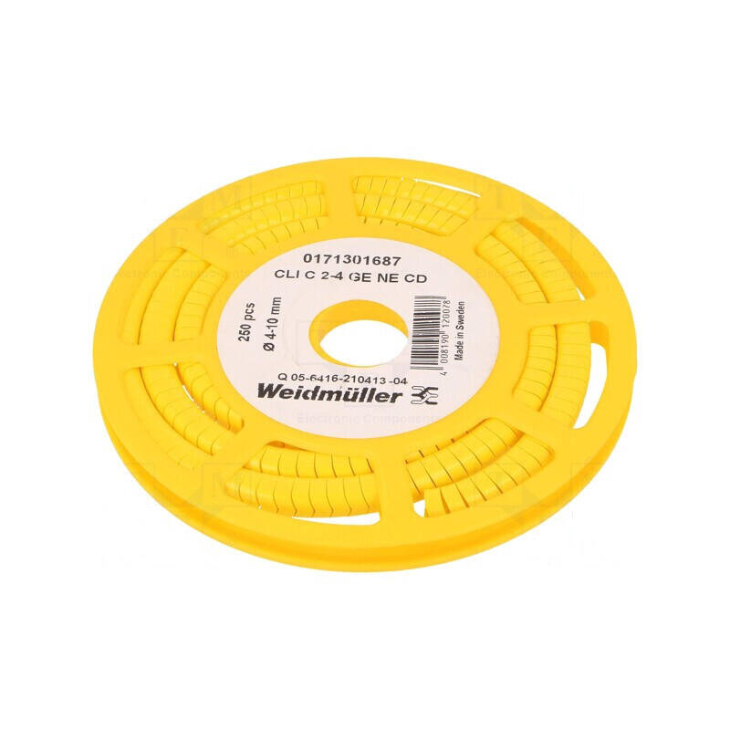 Markere Marcaj PVC galben 4-10mm 30-80°C | Electronic-mag.ro | Componente Electronice