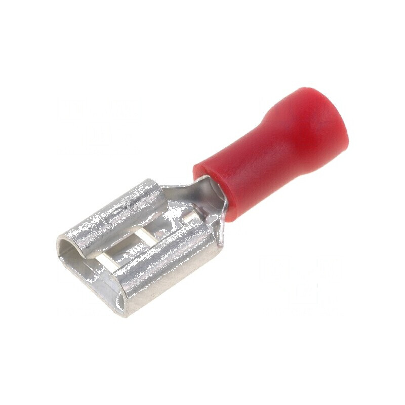 Terminal plat 6,3mm mamă 0,5-1mm² crimpat pe cablu | Electronic-mag.ro | Componente Electronice
