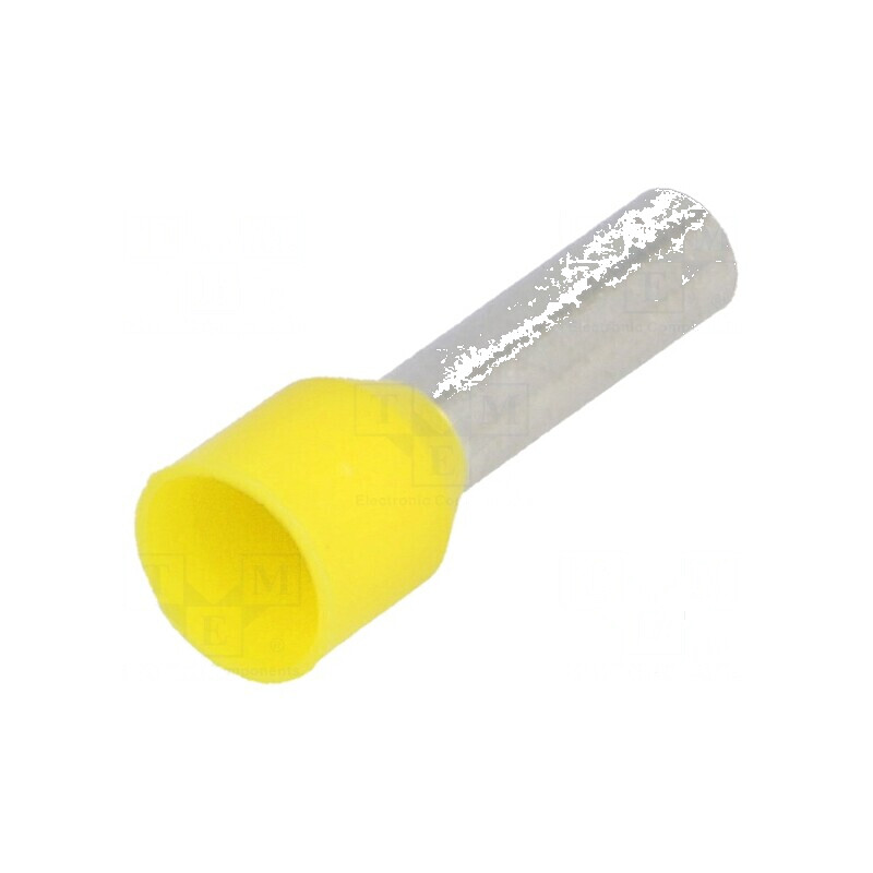 Vârf izolată cupru 6mm2 12mm cositorit crimpat | Electronic-mag.ro | Componente Electronice