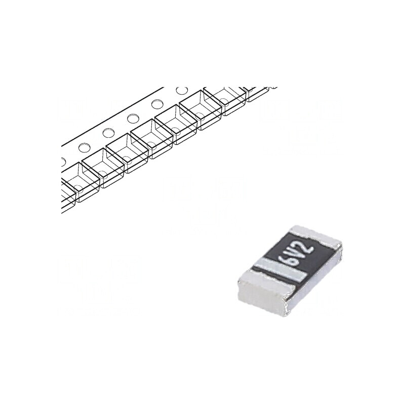 Diodă Zener 0,5W 6,2V SMD 1206 5mA | Electronic-mag.ro | Componente Electronice