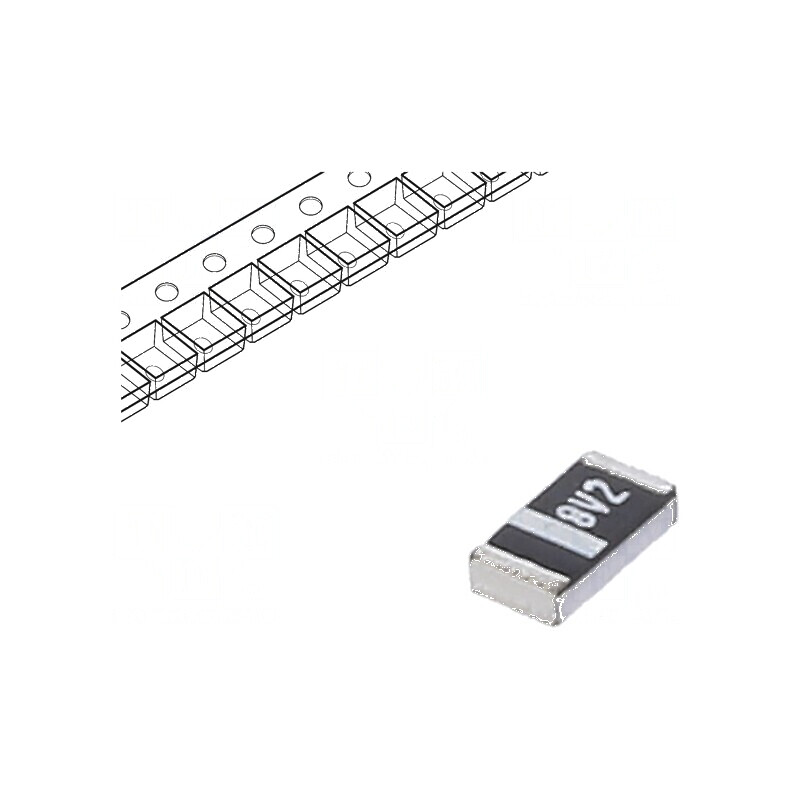Diodă Zener 0,5W 8,2V SMD 1206 5mA | Electronic-mag.ro | Componente Electronice