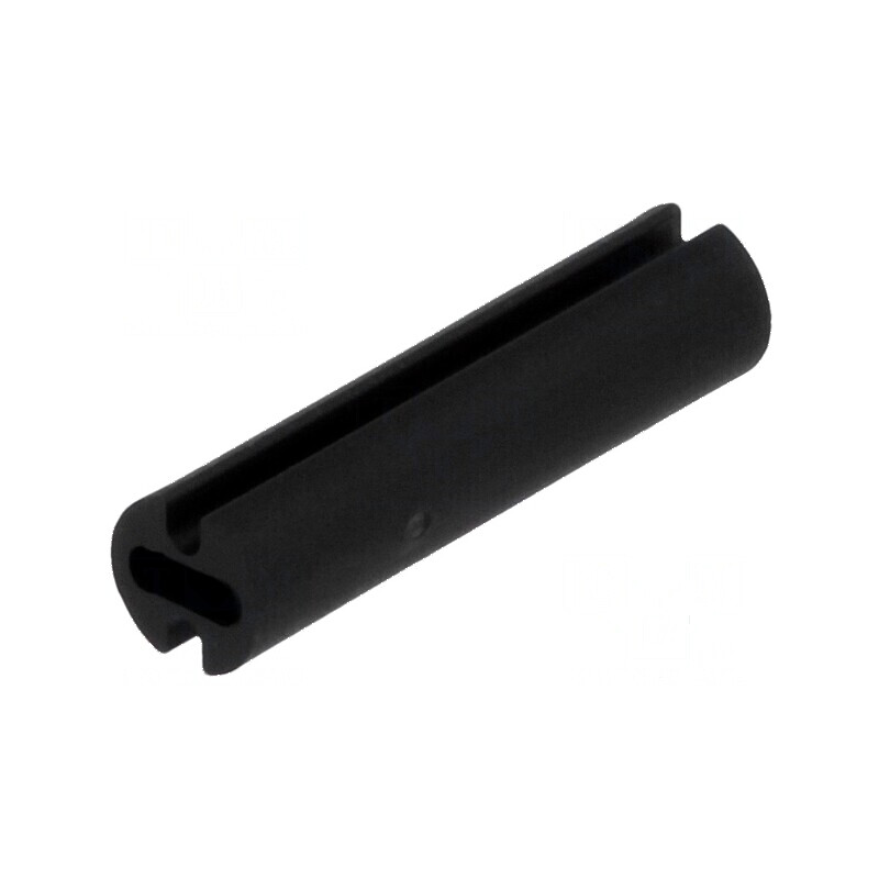 Bucșă de distanțare LED 4,5mm neagră pentru LED 3mm Lungime 18mm | Electronic-mag.ro | Componente Electronice