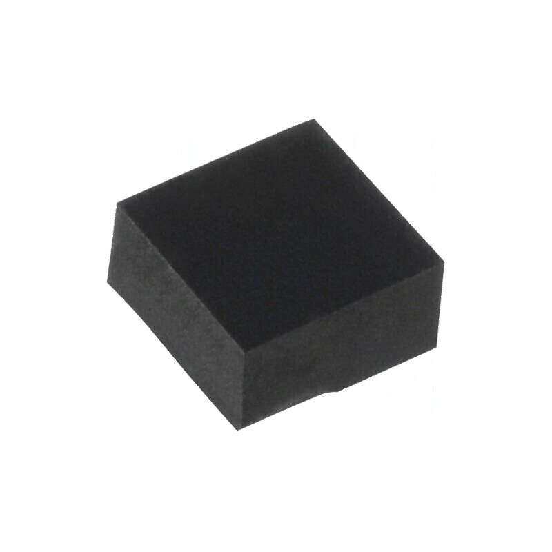 Picioruş autoadeziv negru din gumă 7mm x 7mm x 4mm | Electronic-mag.ro | Componente Electronice