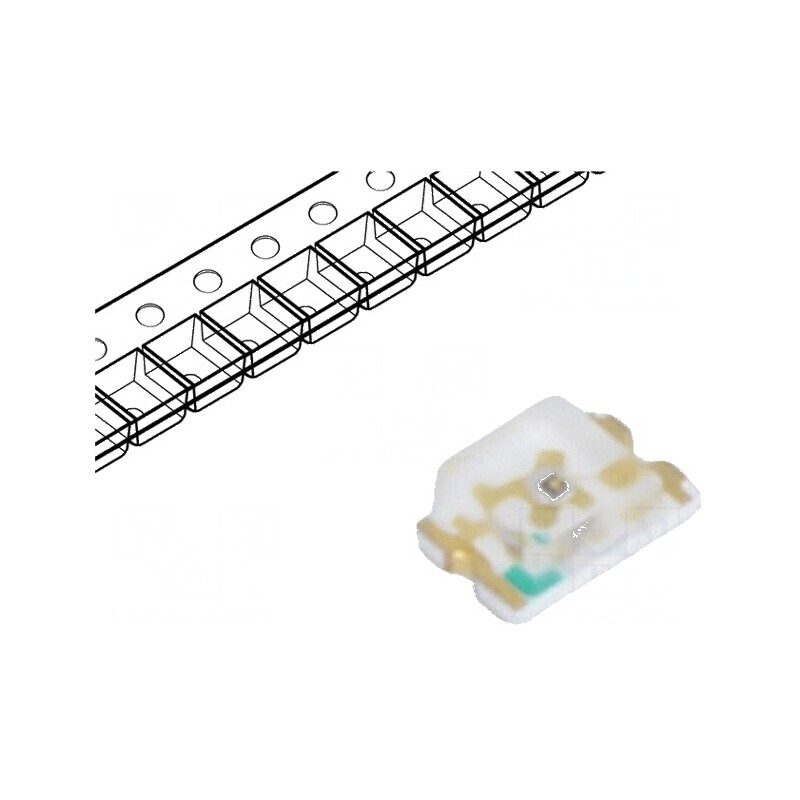 LED SMD 0805 galben 120mcd 2x1,25x0,8mm 130° 20mA 592nm | Electronic-mag.ro | Componente Electronice LED SMD 0805 galben 120mcd 2x1,25x0,8mm 130° 20mA 592nm | Electronic-mag.ro | Componente Electronice