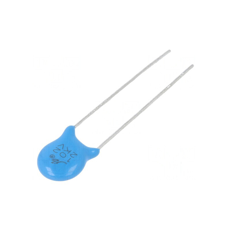 Condensator ceramic 1nF 2kVDC Y5P ±10% 5mm | Electronic-mag.ro | Componente Electronice
