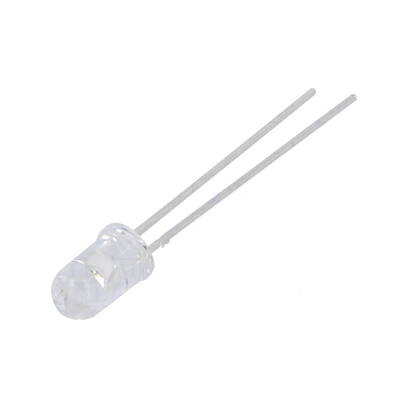 LED 5mm roșie 240-700mcd 30° convex | Electronic-mag.ro | Componente Electronice