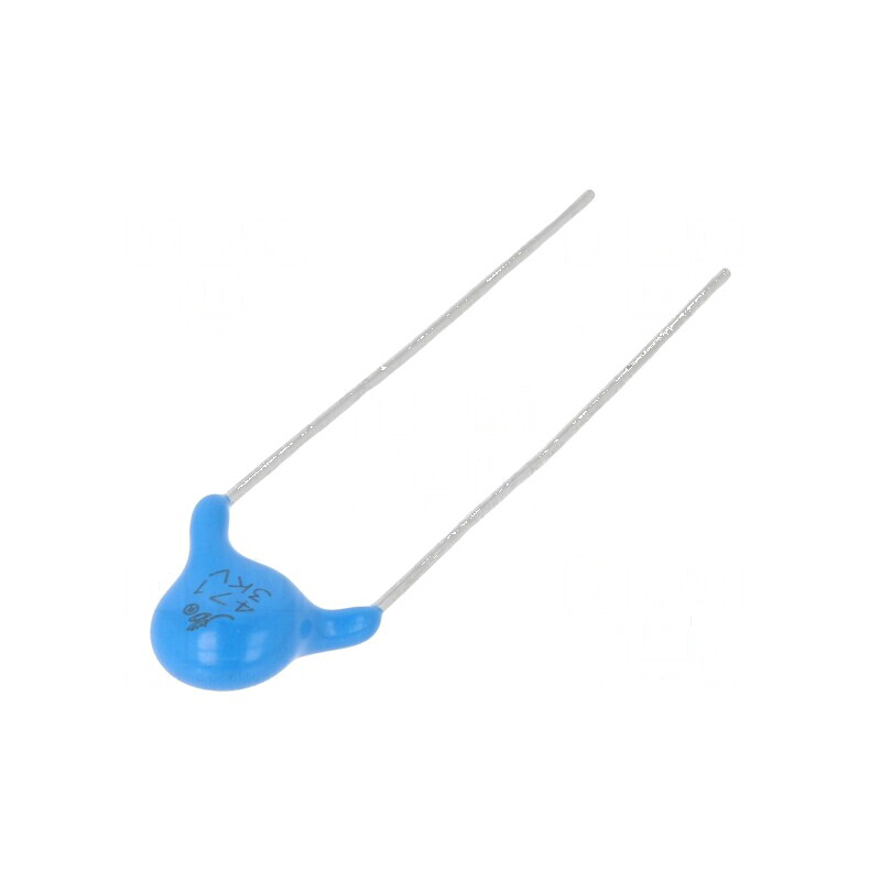 Condensator ceramic 470pF 3kVDC Y5P ±10% 7,5mm | Electronic-mag.ro | Componente Electronice