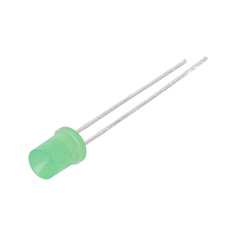 LED 5mm Verde 45-55mcd 150° Concav | Electronic-mag.ro | Componente Electronice