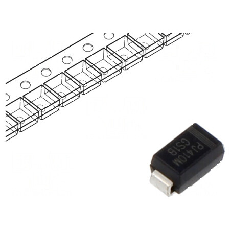 Diodă SMD Redresoare 100V 1A SMA | Electronic-mag.ro | Componente Electronice