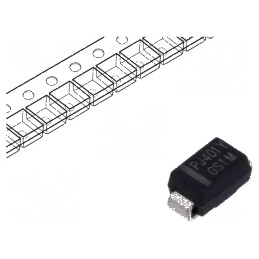 Diodă redresoare SMD 1kV 1A SMA 1,1V 35A | Electronic-mag.ro | Componente Electronice