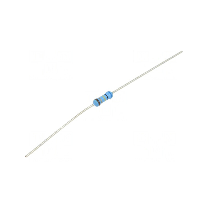 Rezistor film subțire THT 60,4Ω 600mW ±1% Ø2,5x6,5mm 50ppm/°C | Electronic-mag.ro | Componente Electronice