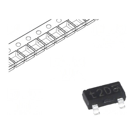 Tranzistor PNP bipolar 300V 0,1A 250mW SOT23 TO236AB | Electronic-mag.ro | Componente Electronice