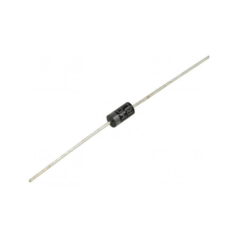 Diodă redresoare THT 200V 2A cu bandă Ifsm 60A DO15 | Electronic-mag.ro | Componente Electronice