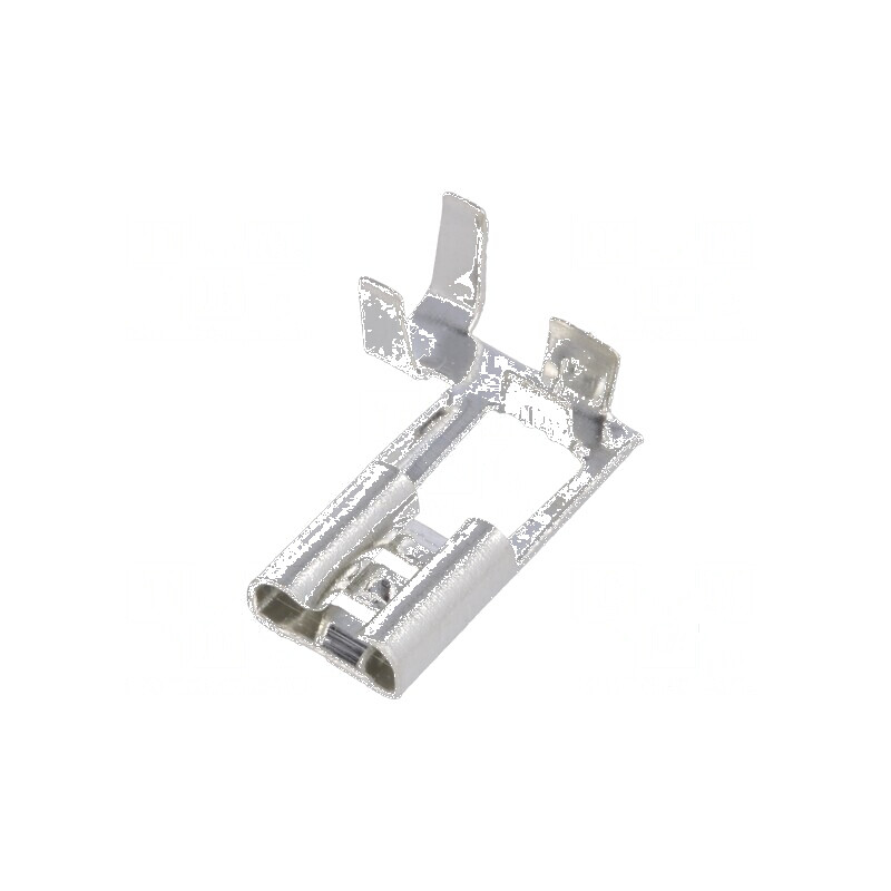 Terminal plat 6,3mm mamă 1,5-2,5mm2 crimpat pe cablu | Electronic-mag.ro | Componente Electronice