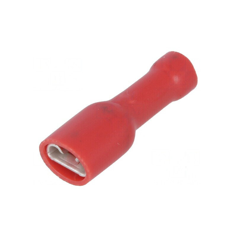 Terminal plat 4,8mm mamă 0,5mm pentru cablu 0,5÷1mm² crimpat | Electronic-mag.ro | Componente Electronice