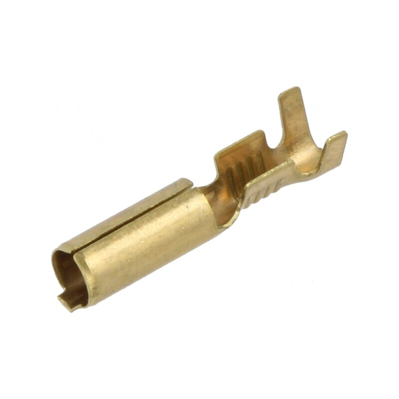 Terminal rotund mamă 2,5-4mm² crimpat cablu neizolat | Electronic-mag.ro | Componente Electronice