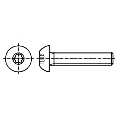 Şurub M2,5x8 Torx TX08 oţel zincat ISO 7380 | Electronic-mag.ro | Componente Electronice