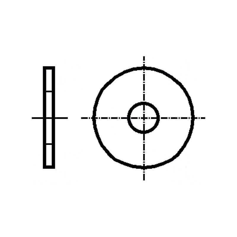 Şaibă rotundă M5 D15mm h1,2mm Oţel A4 rezistent la acizi | Electronic-mag.ro | Componente Electronice