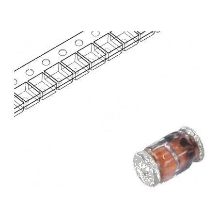 Diodă SMD 200V 0,25A 50ns MicroMELF Ufmax 1V | Electronic-mag.ro | Componente Electronice