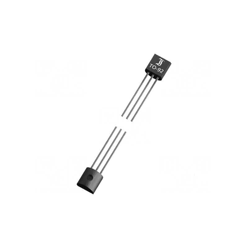 Tranzistor NPN bipolar 45V 0.8A 625mW TO92 | Electronic-mag.ro | Componente Electronice