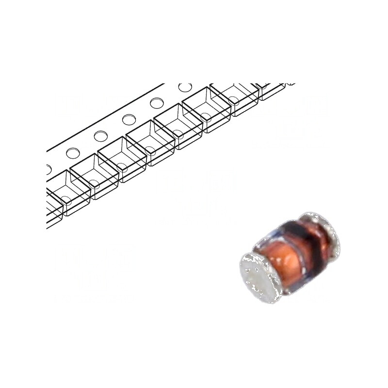 Diodă SMD 60V 0,25A 50ns MicroMELF Ufmax 1V | Electronic-mag.ro | Componente Electronice