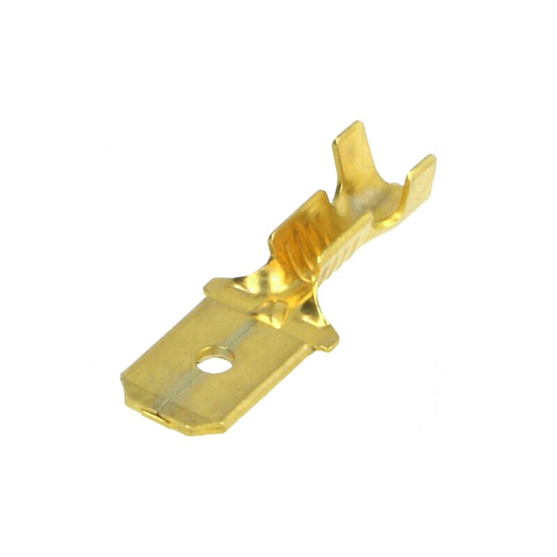 Terminal plat 6,3mm tată 0,5-1mm² crimpat pe cablu | Electronic-mag.ro | Componente Electronice