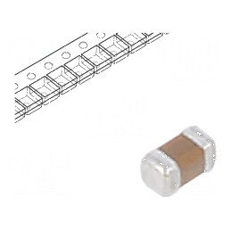 Condensator ceramic MLCC 100nF 50V X7R ±10% SMD 0402 | Electronic-mag.ro | Componente Electronice
