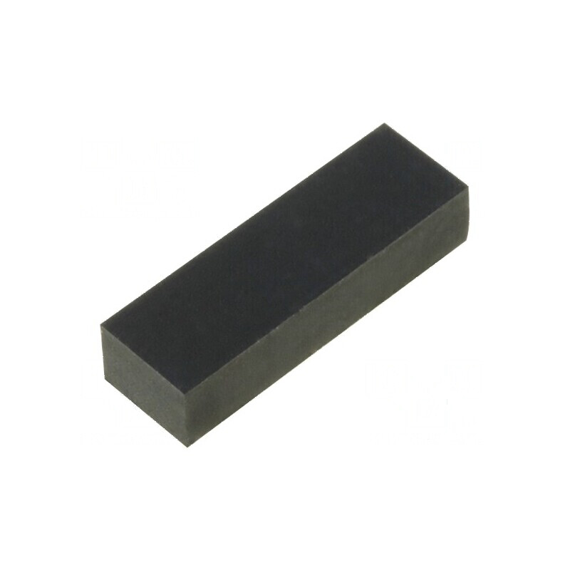Picioruş autoadeziv negru din gumă 3,6mm H, 16mm W, 5mm L | Electronic-mag.ro | Componente Electronice