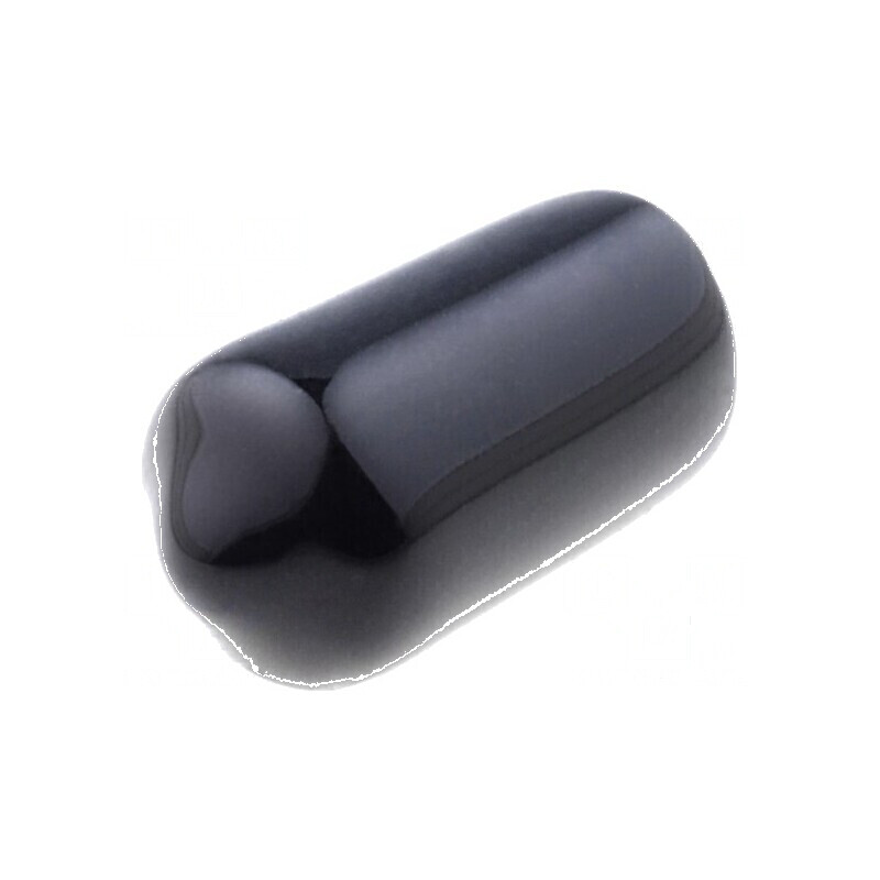 Cap de protecție Corp neagră PVC Soft Ø8,5mm L15mm | Electronic-mag.ro | Componente Electronice
