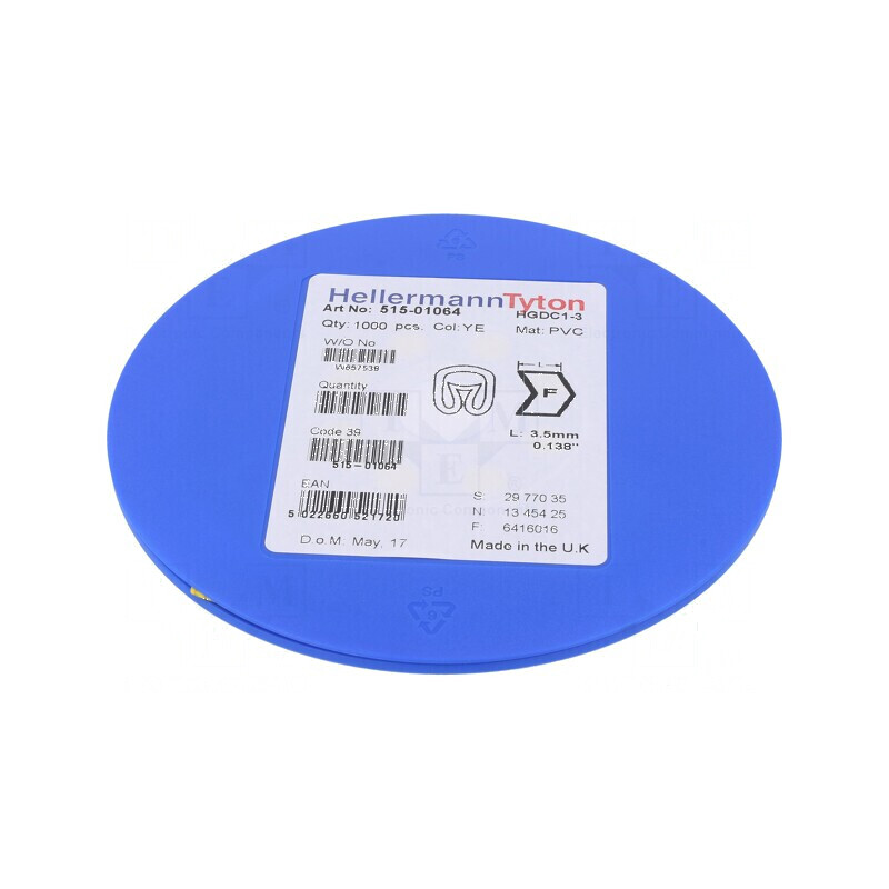 Markere Marcaj PVC Galben 1÷3mm -65÷105°C | Electronic-mag.ro | Componente Electronice
