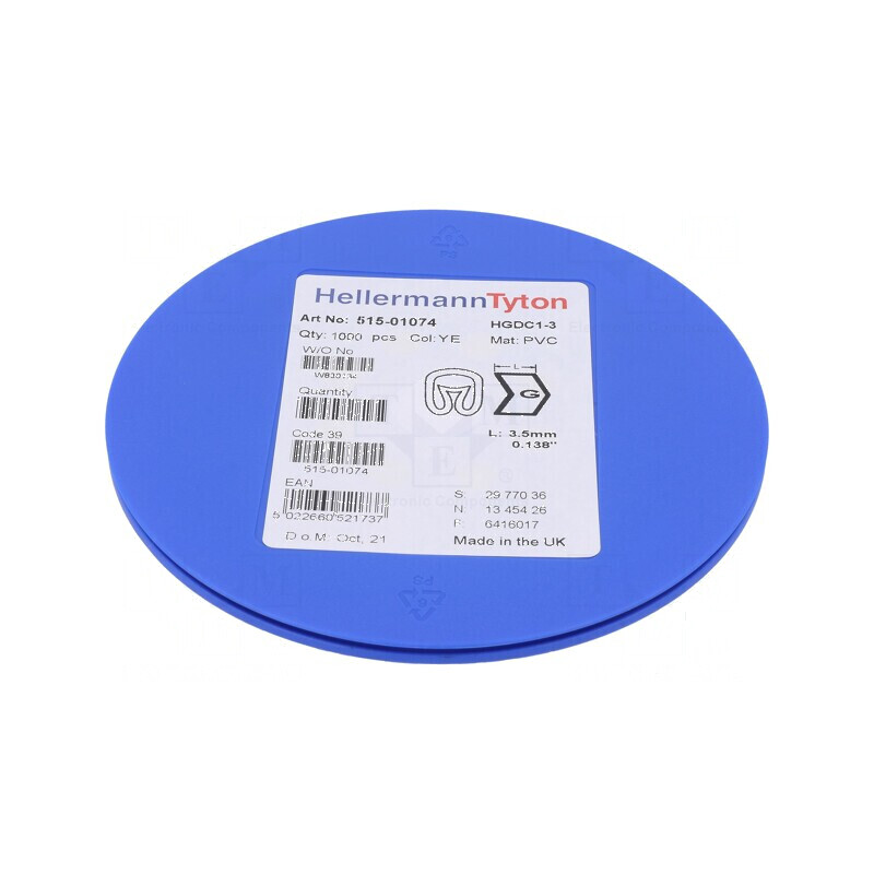 Markere Marcaj PVC Galben 1÷3mm 65÷105°C | Electronic-mag.ro | Componente Electronice